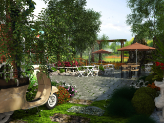 CÀ PHÊ SÂN VƯỜN | THỦ ĐỨC | KHÔNG GIAN CHUYỂN MÌNH THEO NẮNG