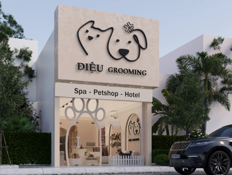 THIẾT KẾ SPA - SHOP - HOTEL DÀNH CHO THÚ CƯNG: NỔI BẦN BẬT ĐỂ HÚT KHÁCH